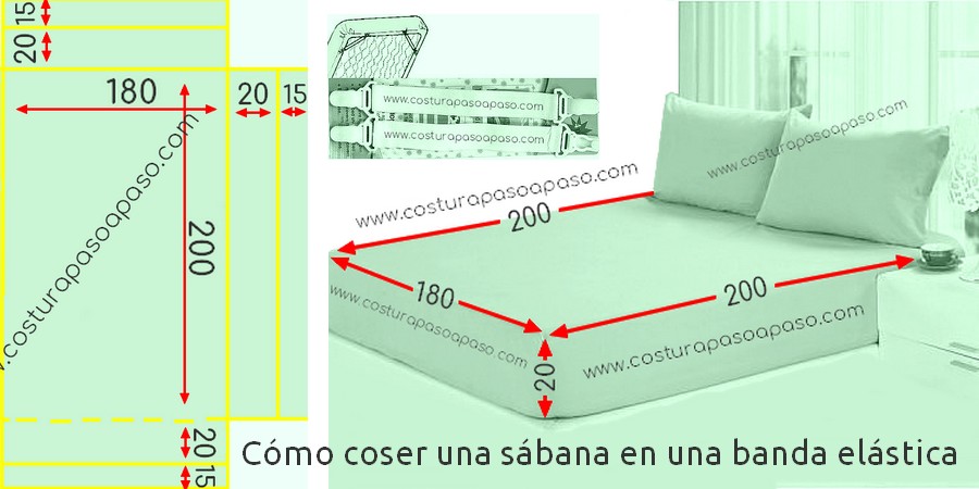 coser sábana paso a paso