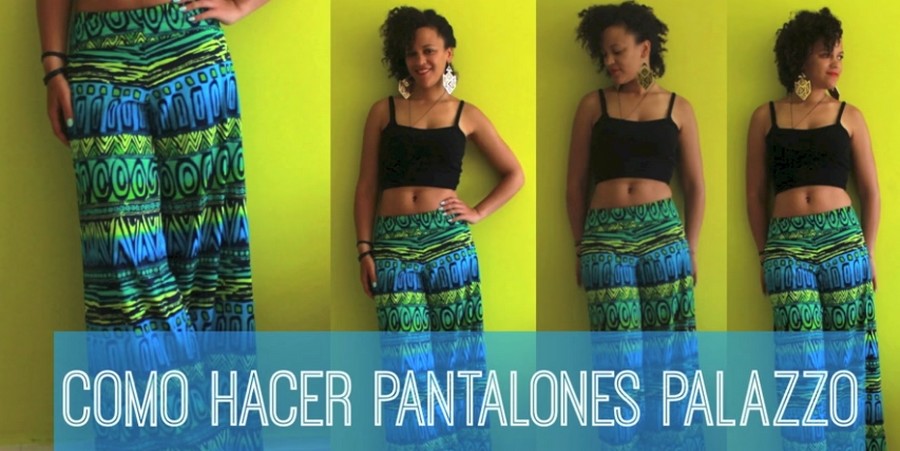 pantalones palazzo